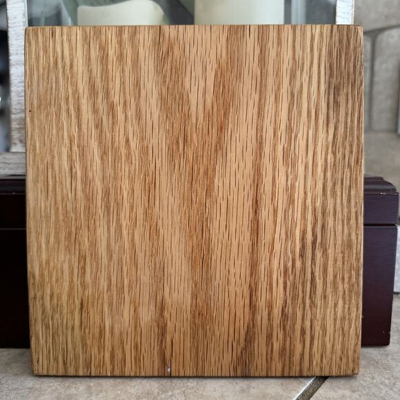 Vintage Pottery Trivet Ceramic And Wood Astray Rare Find Unique Tile - Picture 7 of 9